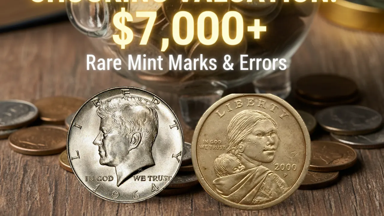 Kennedy Half Dollar and Gold Sacagawea